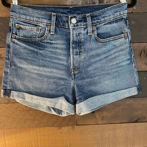 Levi's  Blue Jean Shorts women size 28